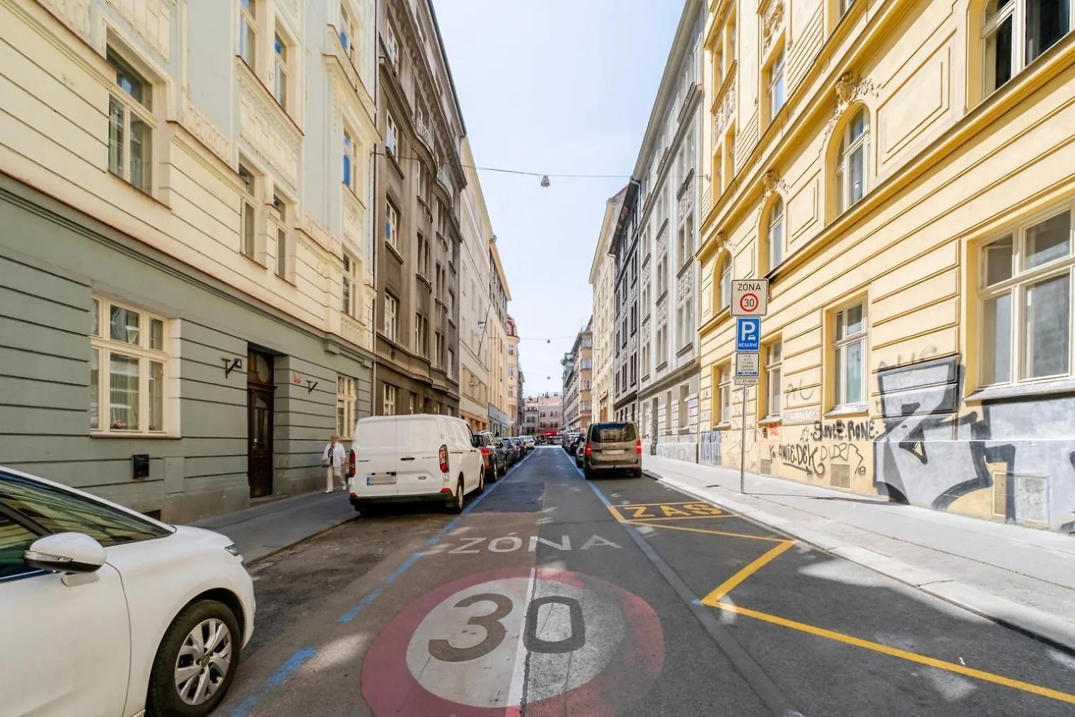 Lägenhet Blueground Letna Furnished Studio Foodie Area Prg-49 Prag